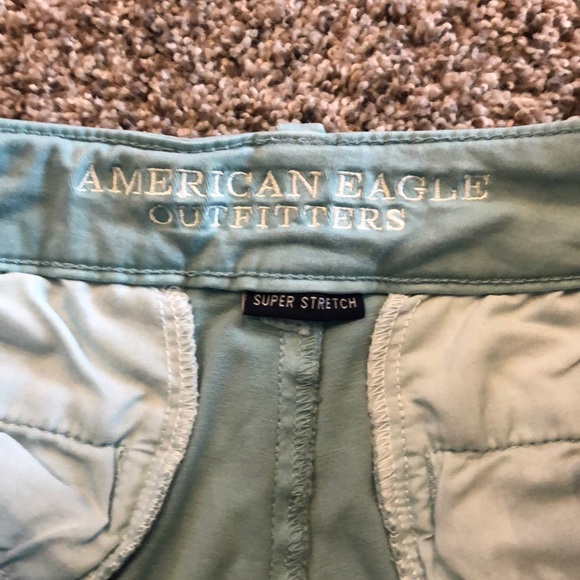 American Eagle Midi Shorts - Teal - Size 6 - Picture 3 of 5